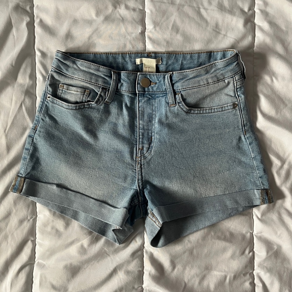 H&M Light Blue Jean Shorts